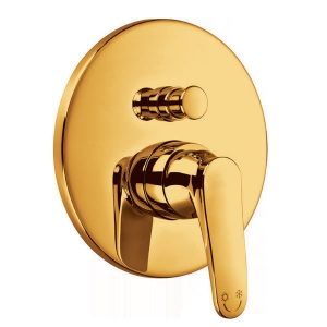 Смесител за вана/душ за вграждане BELLA GOLD злато BERGSEE BS2037-78G
