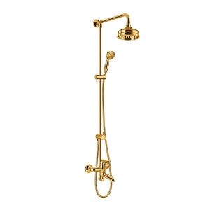 Стационарен душ за баня BELLA GOLD с чучур злато BERGSEE BS8187-77G