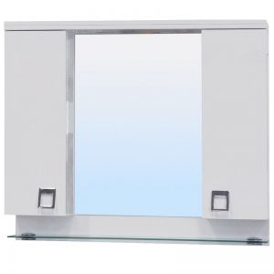 Горен шкаф за баня от PVC ТРИНИТИ 85 см с LED осветление