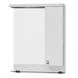 Шкаф за баня от PVC горен АТИНА 55 см с осветление