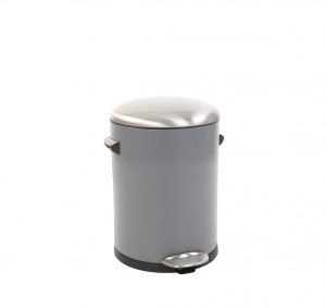 EKO Кош за отпадъци с педал  “BELLE DELUXE“ - 3 литра - сив