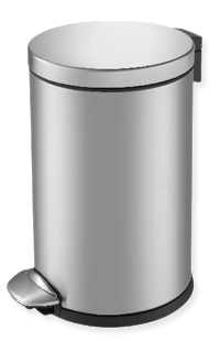 EKO Кош за отпадъци с педал “LUNA“ - 3 литра - мат