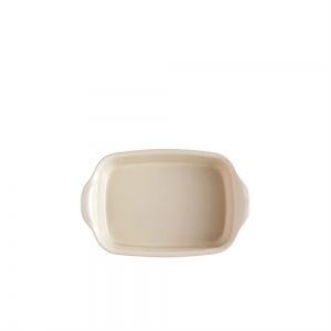 EMILE HENRY Керамична правоъгълна форма за печене "INDIVIDUAL OVEN DISH" - 22х15 см - цвят екрю