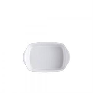 EMILE HENRY Керамична правоъгълна форма за печене "INDIVIDUAL OVEN DISH" - 22х15 см - цвят бял
