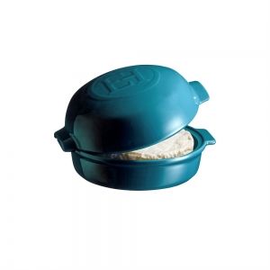 EMILE HENRY Керамична форма за печене с капак "CHEESE BAKER" - Ø19 см - цвят син