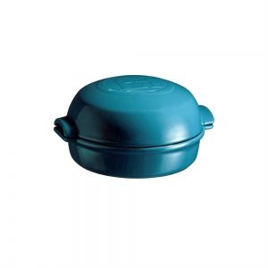 EMILE HENRY Керамична форма за печене с капак "CHEESE BAKER" - Ø19 см - цвят син