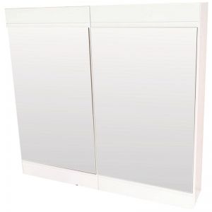 Огледален шкаф за баня от PVC горен АЗИЯ 55 см
