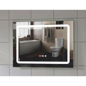 Огледало за баня с LED осветление с функция против изпотяване 90х70 см