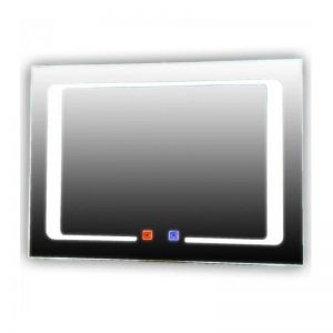 Огледало за баня с LED осветление с функция против изпотяване 70х50 см