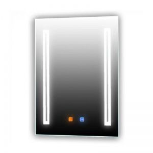 Огледало за баня с LED осветление с функция против изпотяване 50х70 см