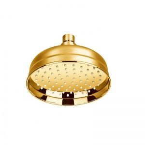 Душ глава за баня за вграждане BELLA GOLD 15х15 см злато