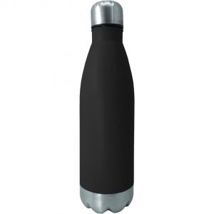 Nerthus Туристическа бутилка цвят черен/инокс - 750 мл