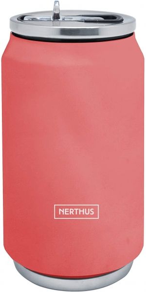 Nerthus Термос “КЕНЧЕ“ цвят корал - 330 мл