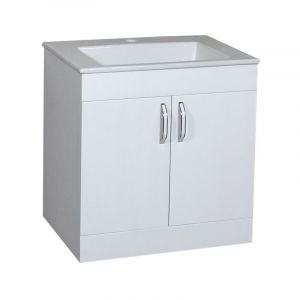 Окачен долен шкаф за баня от PVC БРИЛЯНТ 55 см