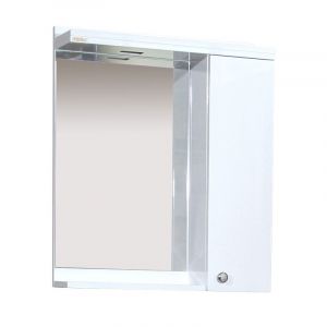 Горен шкаф за баня от PVC с осветление НЕО 55 см