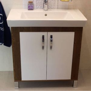 Долен шкаф за баня от PVC ПРИОРА 80 см