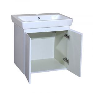 Конзолен долен шкаф за баня от PVC СИМПЛИ-М 50 см