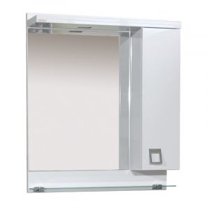 Горен шкаф за баня от PVC ТРИНИТИ 65 см с LED осветление
