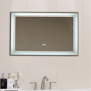 Огледало за баня с LED осветление НЕЛИС 80х60 см ICL 1815