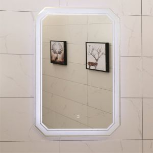 Огледало за баня с LED осветление АВА 60х90 см ICL 1494