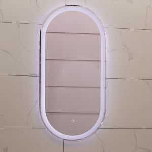Огледало за баня с LED осветление БРИТ 40х80 см ICL 1492