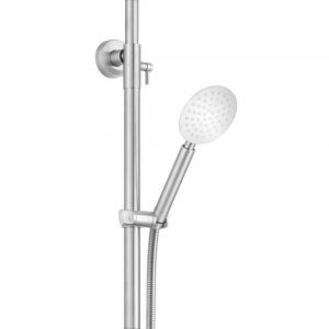 Стоманена стационарна душ система за баня с чучур FALA STEELY 2 INOX