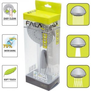 Подвижен 3-функционален ръчен душ за баня  FALA SALTO 10 см