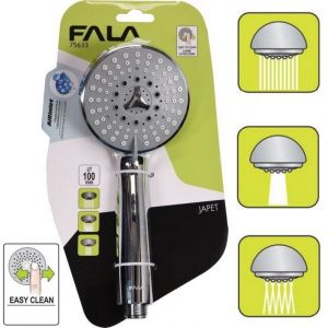 Подвижен 3-функционален ръчен душ за баня  FALA AIRinlet 10 см