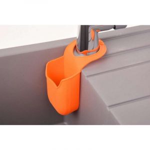 Силиконов аксесоар за кухненска мивка FALA - оранжев