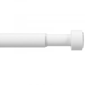 UMBRA Телескопичен корниз за завеси и пердета CAPPA - цвят бял - размер 211-305 см