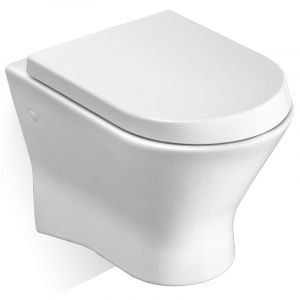Стенна тоалетна чиния NEXO със седалка със забавено падане ROCA