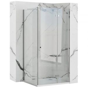 Квадратна душ кабина REA MADOX U 90х90 см с 6 мм прозрачно стъкло