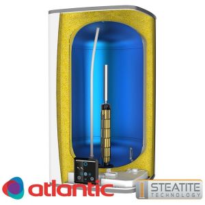 Електрически бойлер за баня ATLANTIC STEATITE CUBE Wi-Fi с обем 75 литра