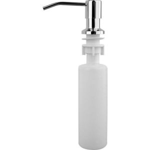 Дозатор за течен сапун за кухненска мивка за вграждане FALA - хром