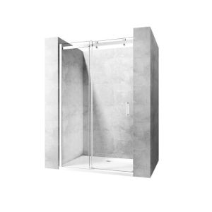 Преграден параван за баня с плъзгаща се врата NIXON 100/120/130/140/150 см с 8 мм прозрачно стъкло