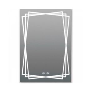 Огледало за баня с LED осветление 60х80 см с функция против изпотяване MG-B 01V