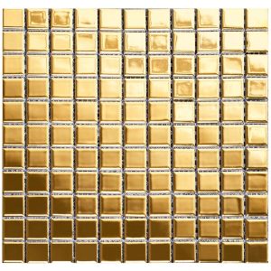 Стъклокерамична мозайка REA GOLD 29,5х29,5 см - злато
