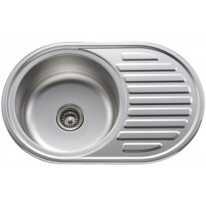 Кухненска мивка от алпака за вграждане 77х50х18 см ICK D7750PF
