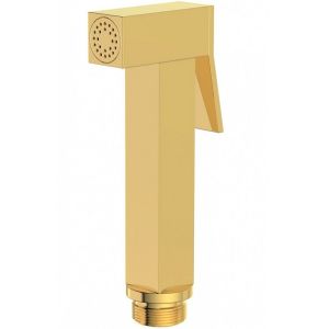 Златен квадратен ръчен хигиенен душ със стоп бутон САХАРА ICH 3025G
