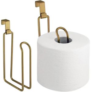 Златна матирана поставка за тоалетна хартия REA 322753