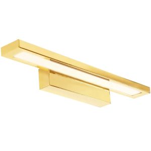 Златно осветително тяло за баня REA FLAT GOLD с LED осветление 60 см