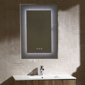 Огледало за баня с LED осветление и нагревател 60х90 см ICL 1793