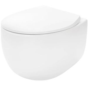 Стенна тоалетна чиния без ринг LARS Rimless 50 см