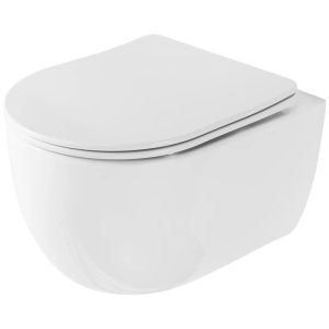 Стенна тоалетна чиния без ринг OLIVIER Rimless 49 см