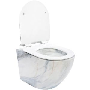 Конзолна тоалетна чиния без ринг CARLOS GRANIT MATT Rimless 49 см