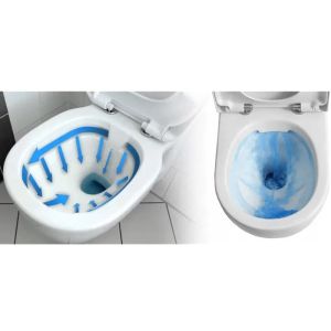 Гланцирана стенна тоалетна чиния без ринг CARLOS GRANIT MATT Rimless 49 см