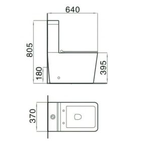 Моноблок RUUT с долно оттичане ICC 6480GEB UF P