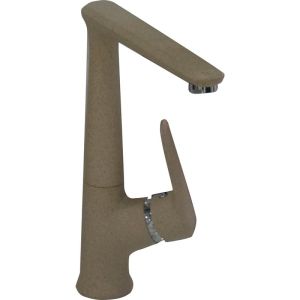 Бежов смесител за кухня ТАЛИЯ висок ICF 233014 SAND