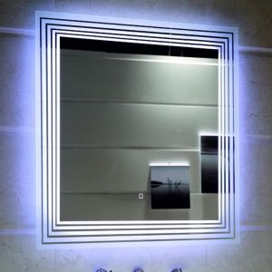 Огледало за баня с LED осветление ДИА 80х80 см ICL 1496