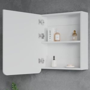 Горен огледален PVC шкаф за баня 45 см ЕЛЛА ICMC 1045-55